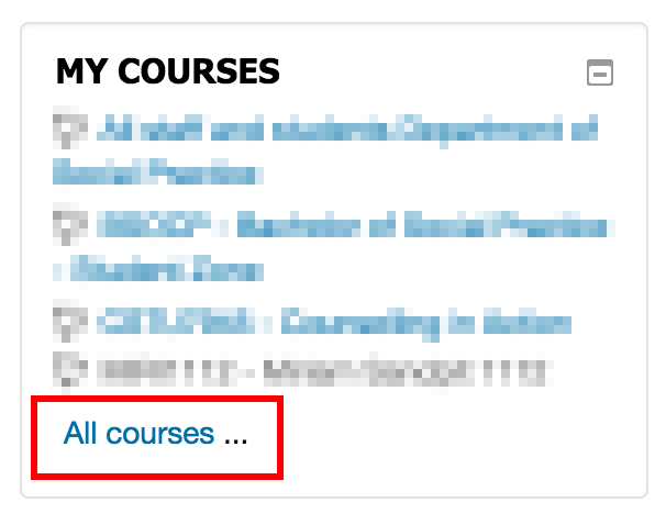 My Courses